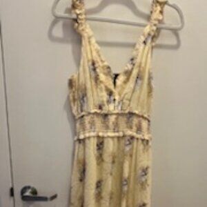 PAIGE Floral Ruffle Strap Maxi Dress – Size S